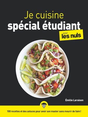 cover image of Je cuisine spécial étudiant pour les Nuls